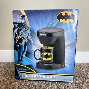 New in Box Batman Single Serve Mini Coffee Maker